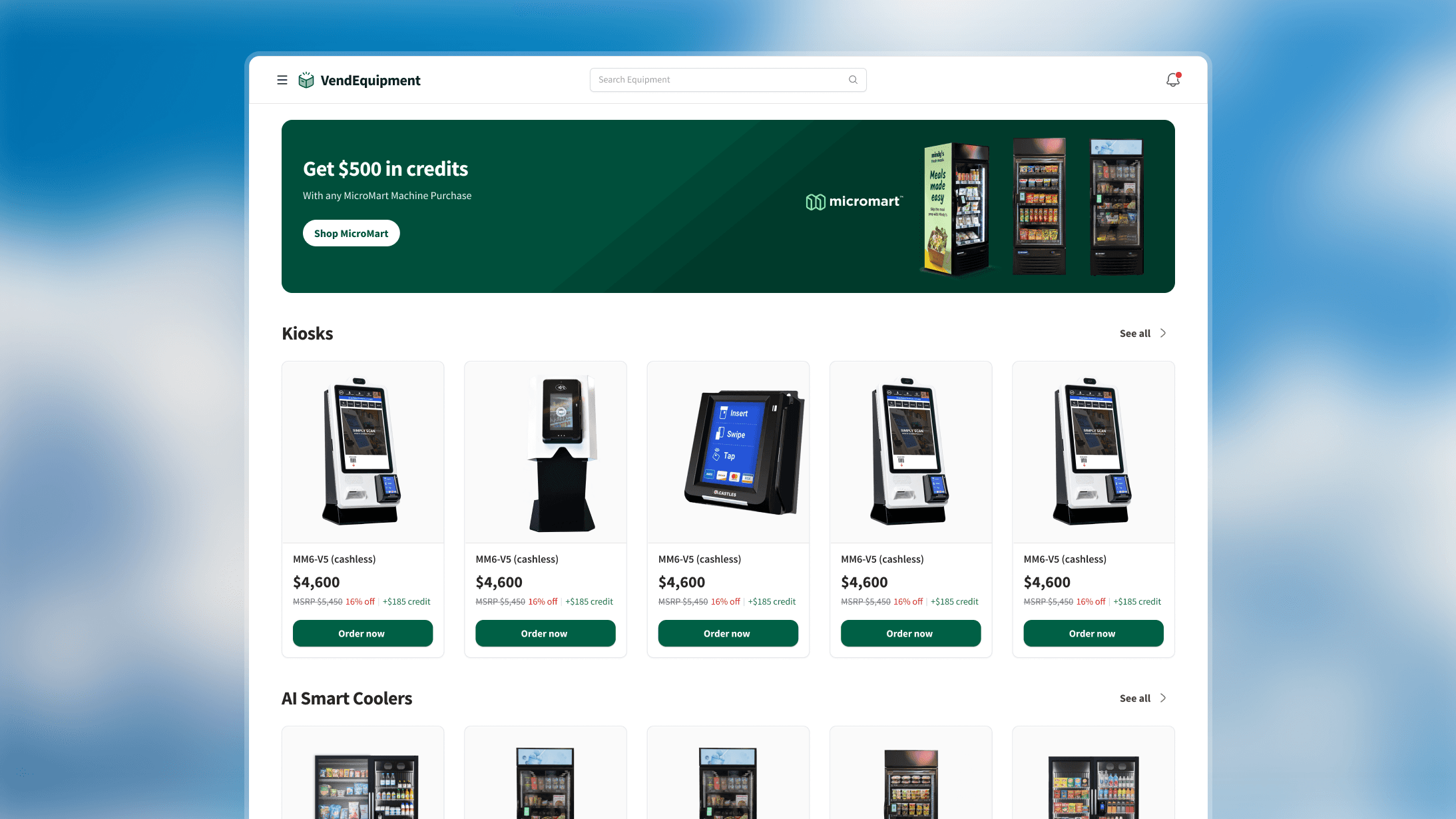 Equipment Marketplace