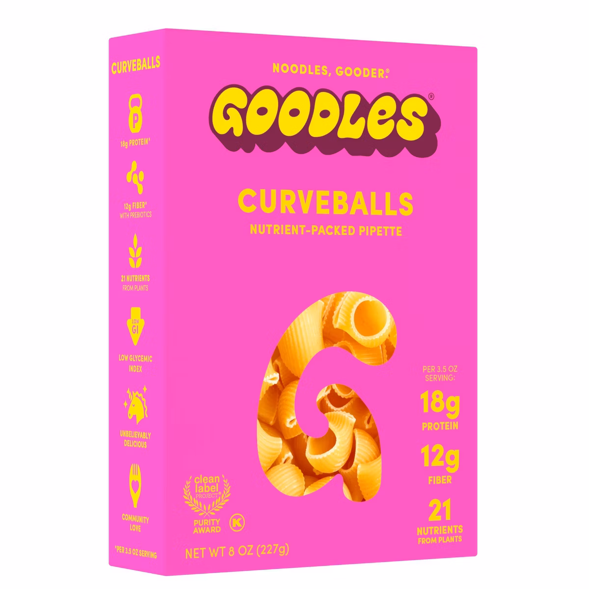 Goodles Dry Pasta Curveballs
